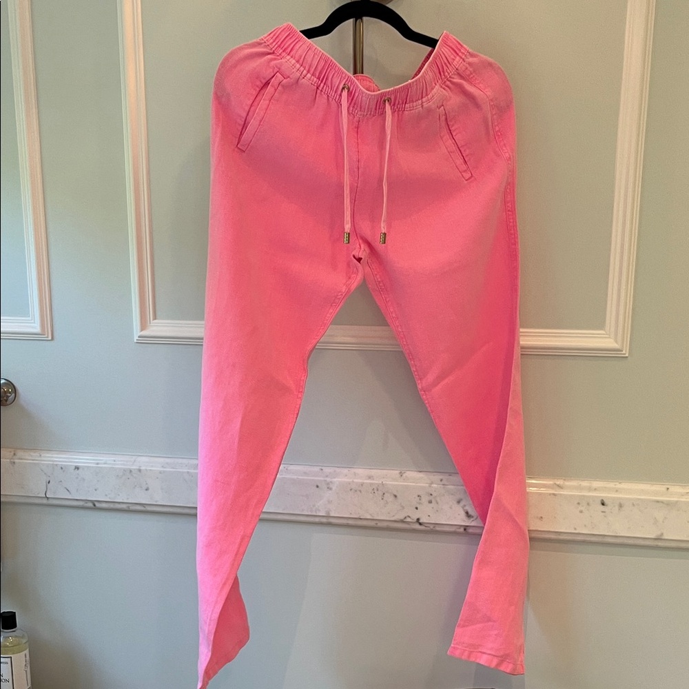Pink Drawstring Pants